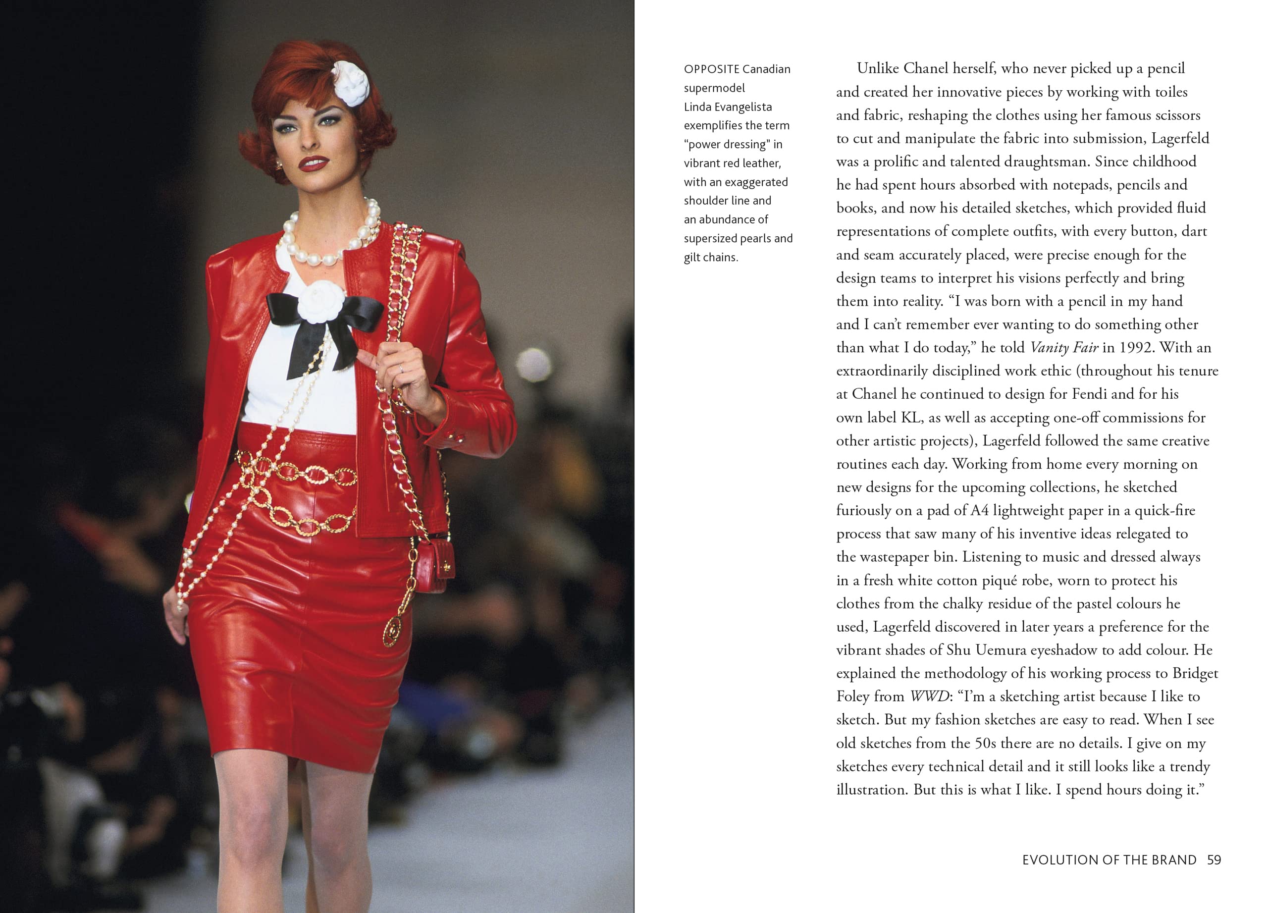 The Little Book of Chanel by Lagerfeld: The Story of the Iconic Fashion Designer (Little Books of Fashion, 15),Used