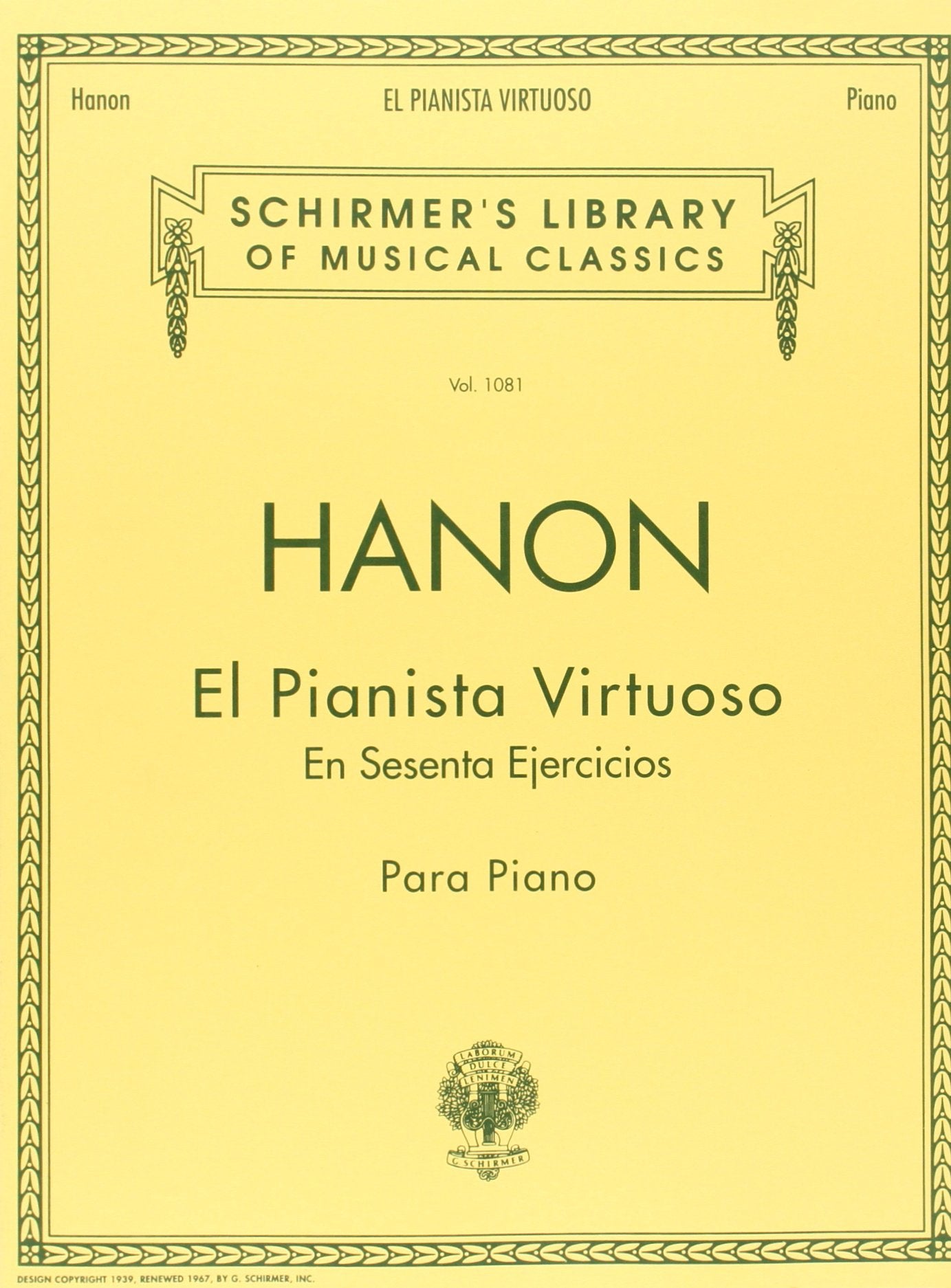 El Pianista Virtuoso: En Sesento Ejercicios,Used