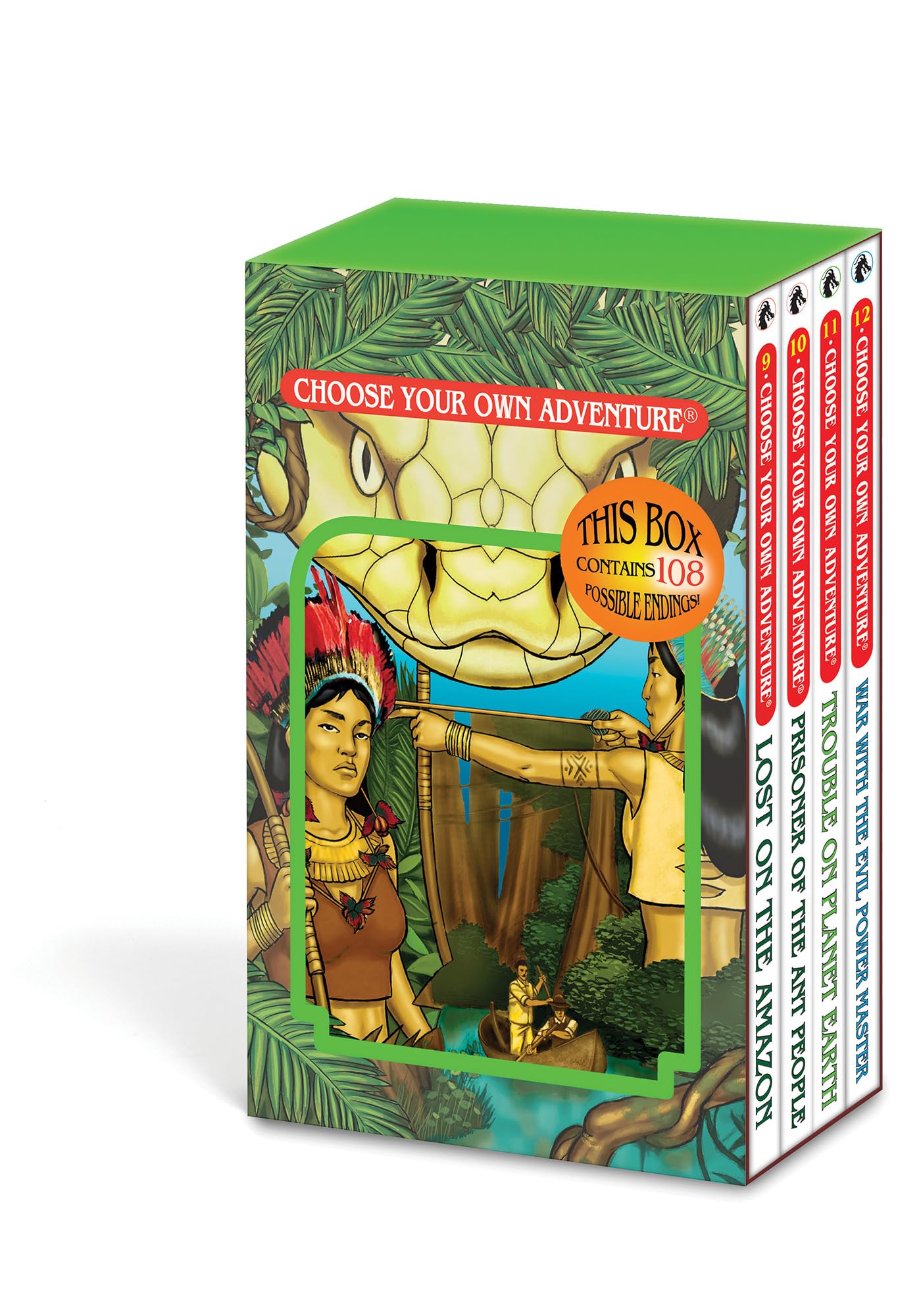 Choose Your Own Adventure 4Book Boxed Set #3 (Lost On The Amazon/Prisoner Of The Ant People/Trouble On Planet Earth/War With Th