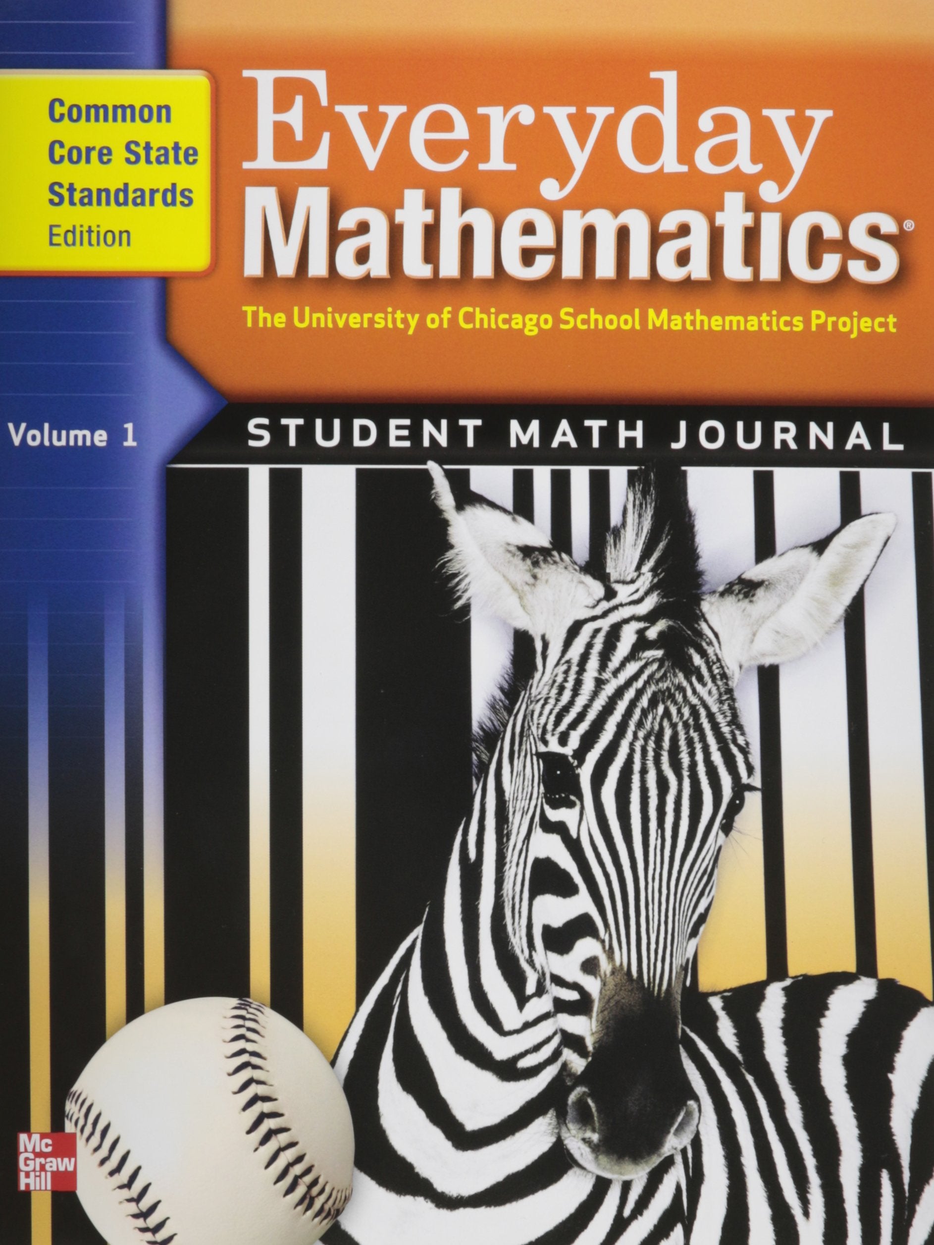 Everyday Mathematics, Grade 3, Student Math Journal 1,Used