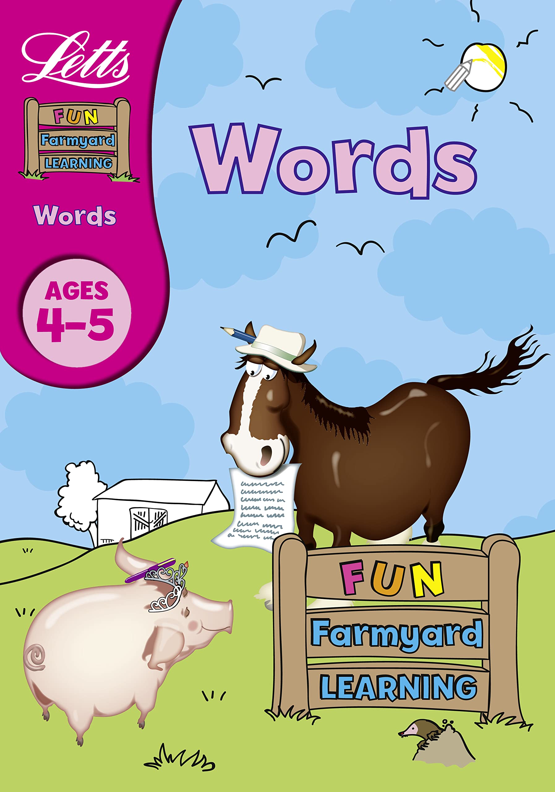 Fun Farmyard Learning: Words,Used