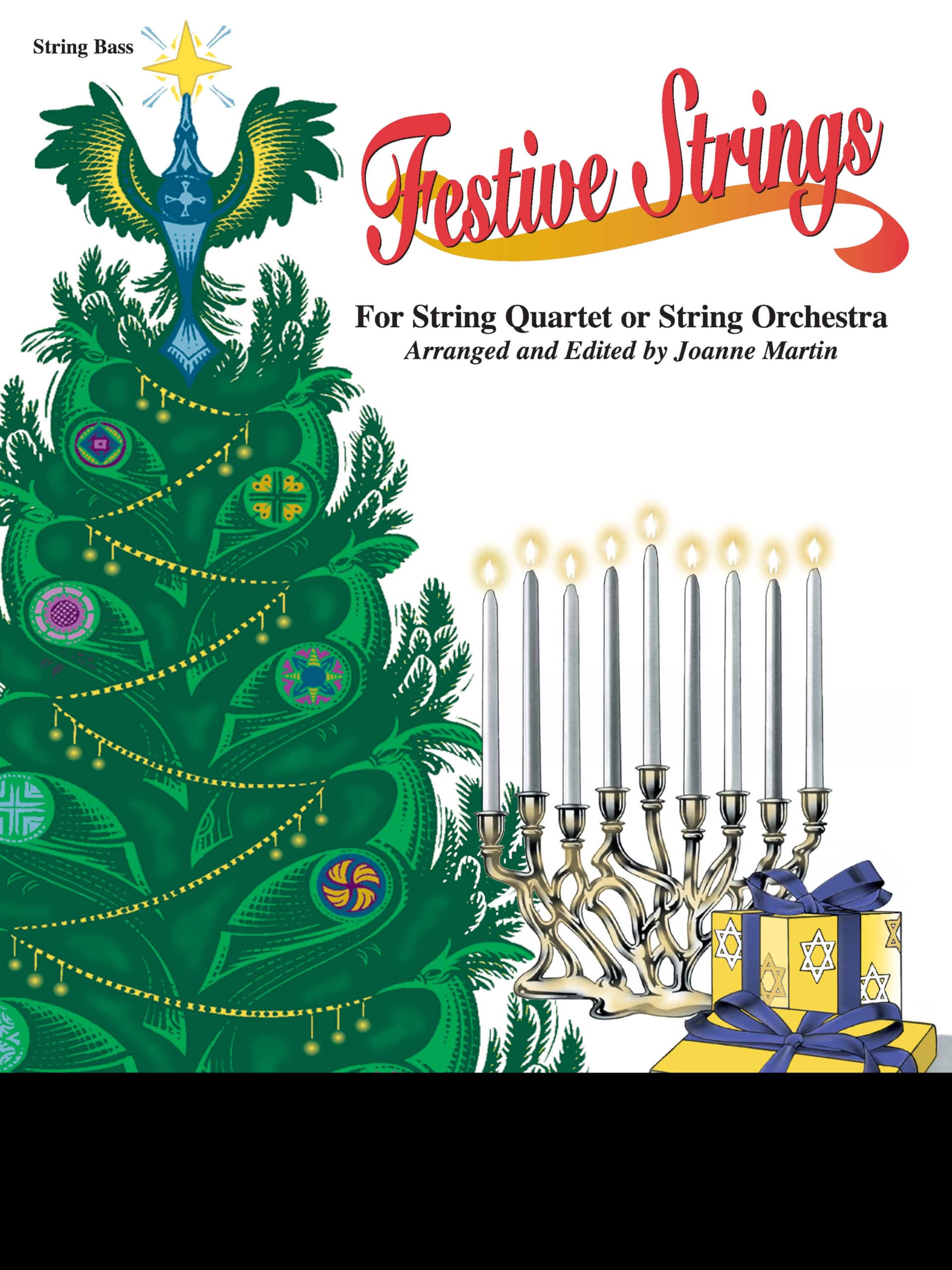 Festive Strings For String Quartet Or String Orchestra 'String Bass',New