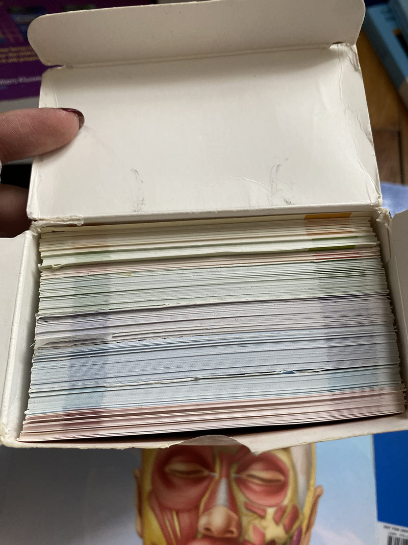 Rohen's Photographic Anatomy Flash Cards,Used