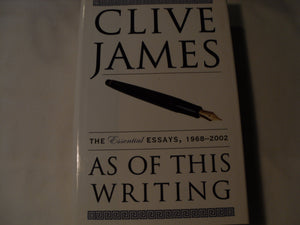 As of This Writing: The Essential Essays, 19682002,Used