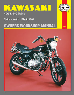 Kawasaki 400 & 440 Twins (74  81) Haynes Repair Manual,Used