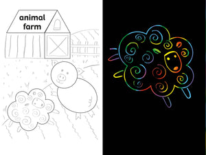 Scratch and Sketch: A Cool Art Activity Book! (Scratch & Sketch),Used