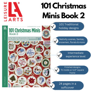 101 Christmas Minis, Book 2Packed with Traditional Holiday Designs for Ornaments, Gift Embellishments and More