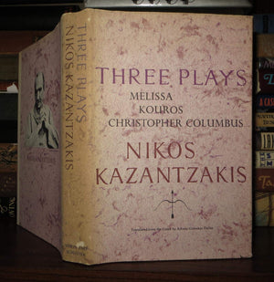 Three Plays: Melissa, Kouros, Christopher Columbus,Used