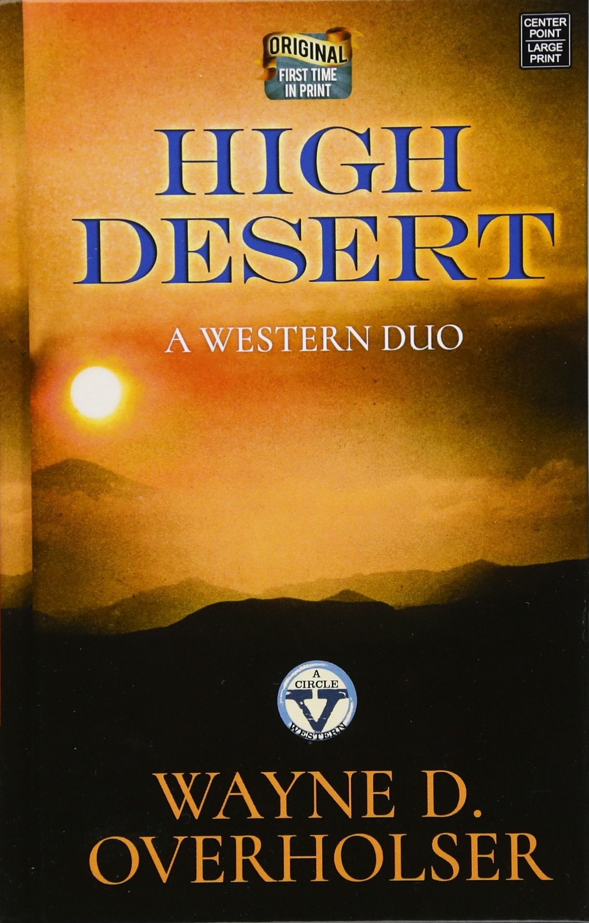 High Desert: A Western Duo,Used