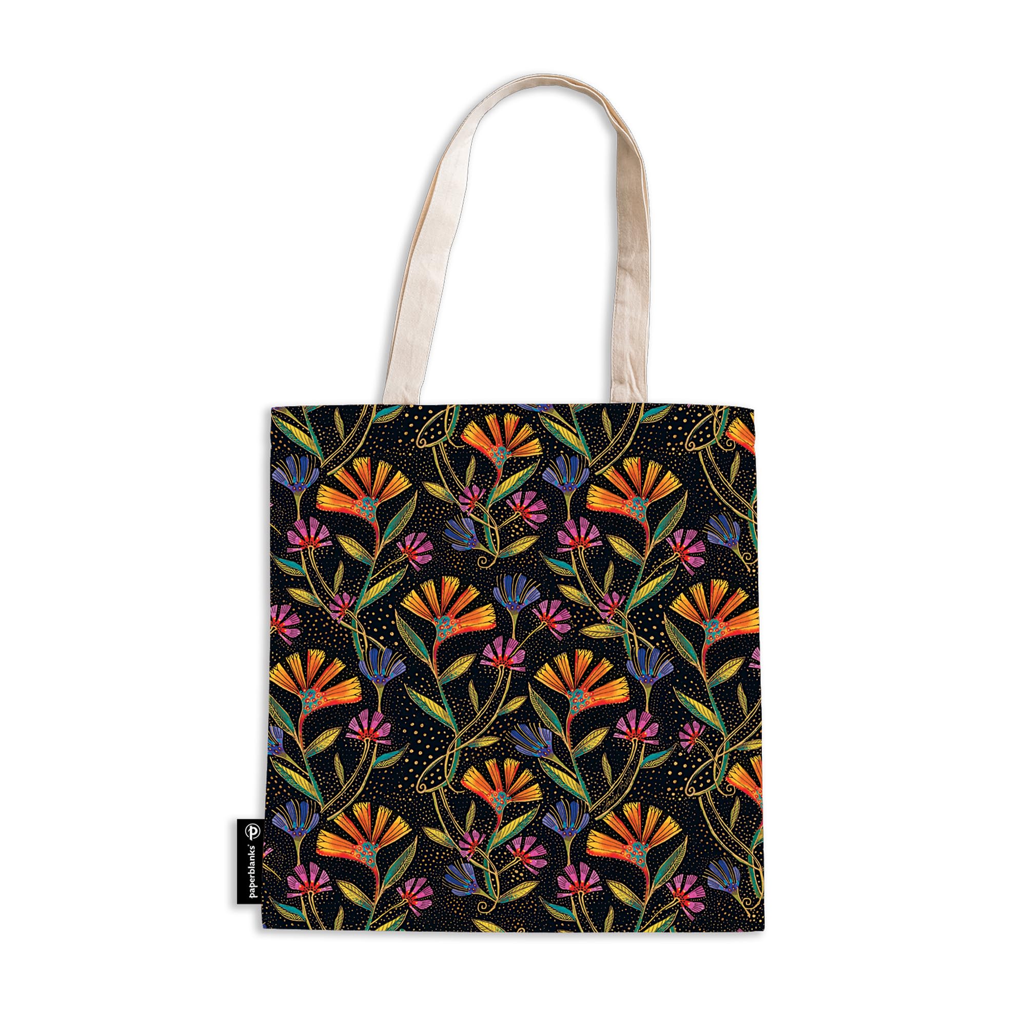 Wild Flowers Canvas Bag, Laurel Burch Collection By Paperblanks (Playful Creations): Wild Flowers Playful Creations Canvas Bag