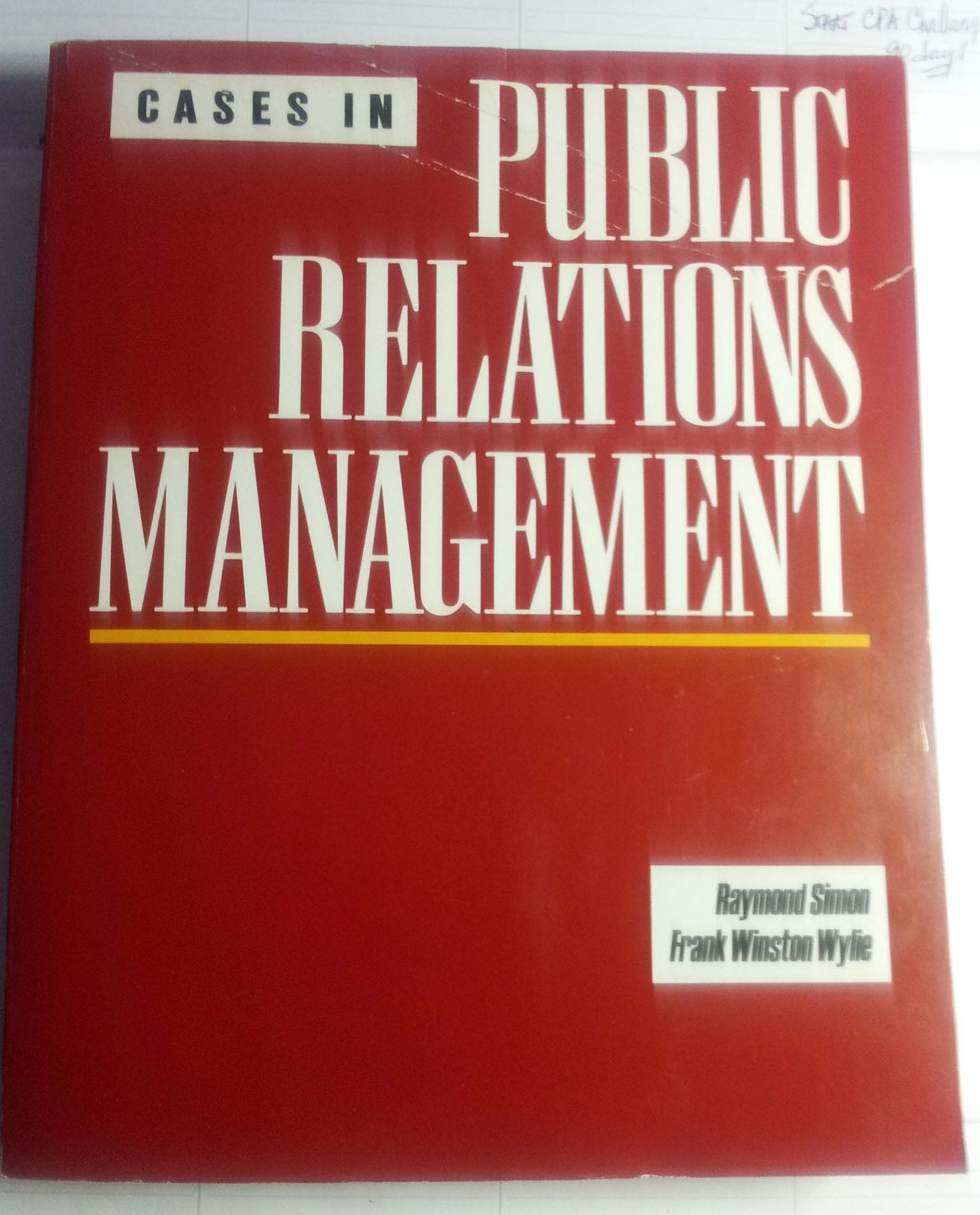 Cases in Public Relations Management,Used