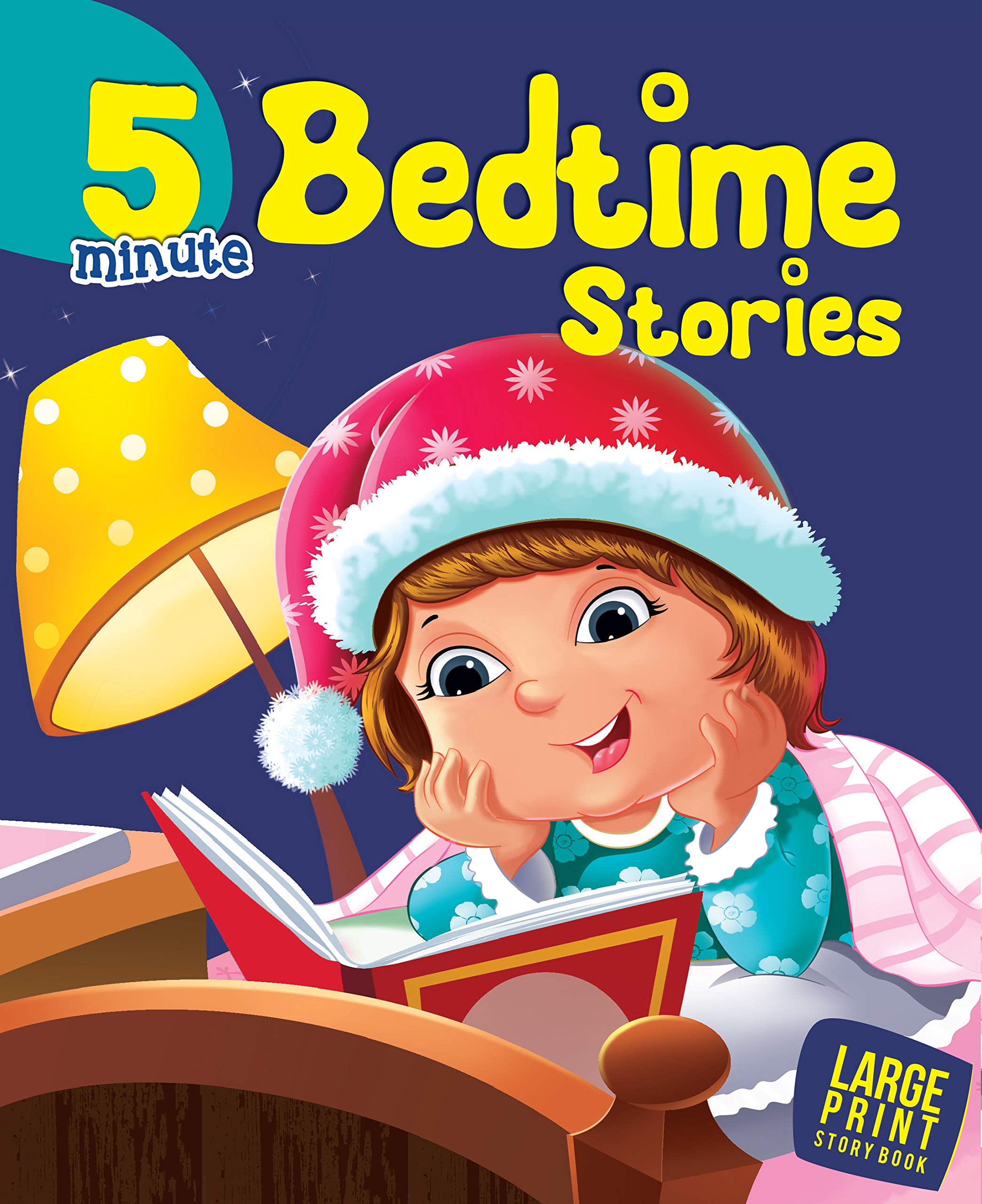 Story Book : 5 Minute Bedtime Stories - Large Print