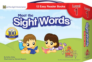 Meet The Sight Words  Level 1  Easy Reader Books (Boxed Set Of 12 Books)
