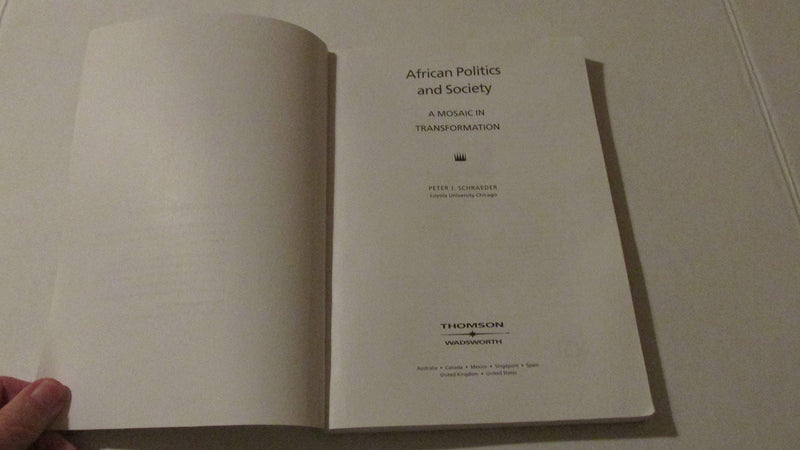 African Politics and Society: A Mosaic in Transformation,Used
