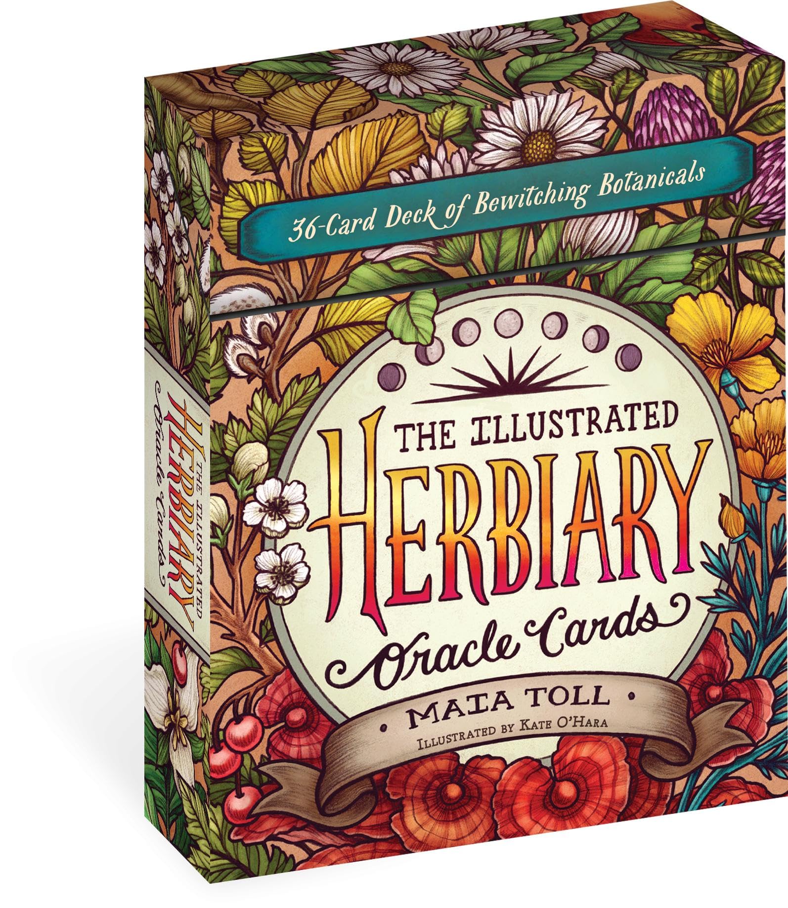 Workman Publishing The Illustrated Herbiary Oracle Cards: 36Card Deck of Bewitching Botanicals (Wild Wisdom)  Adult, 12+