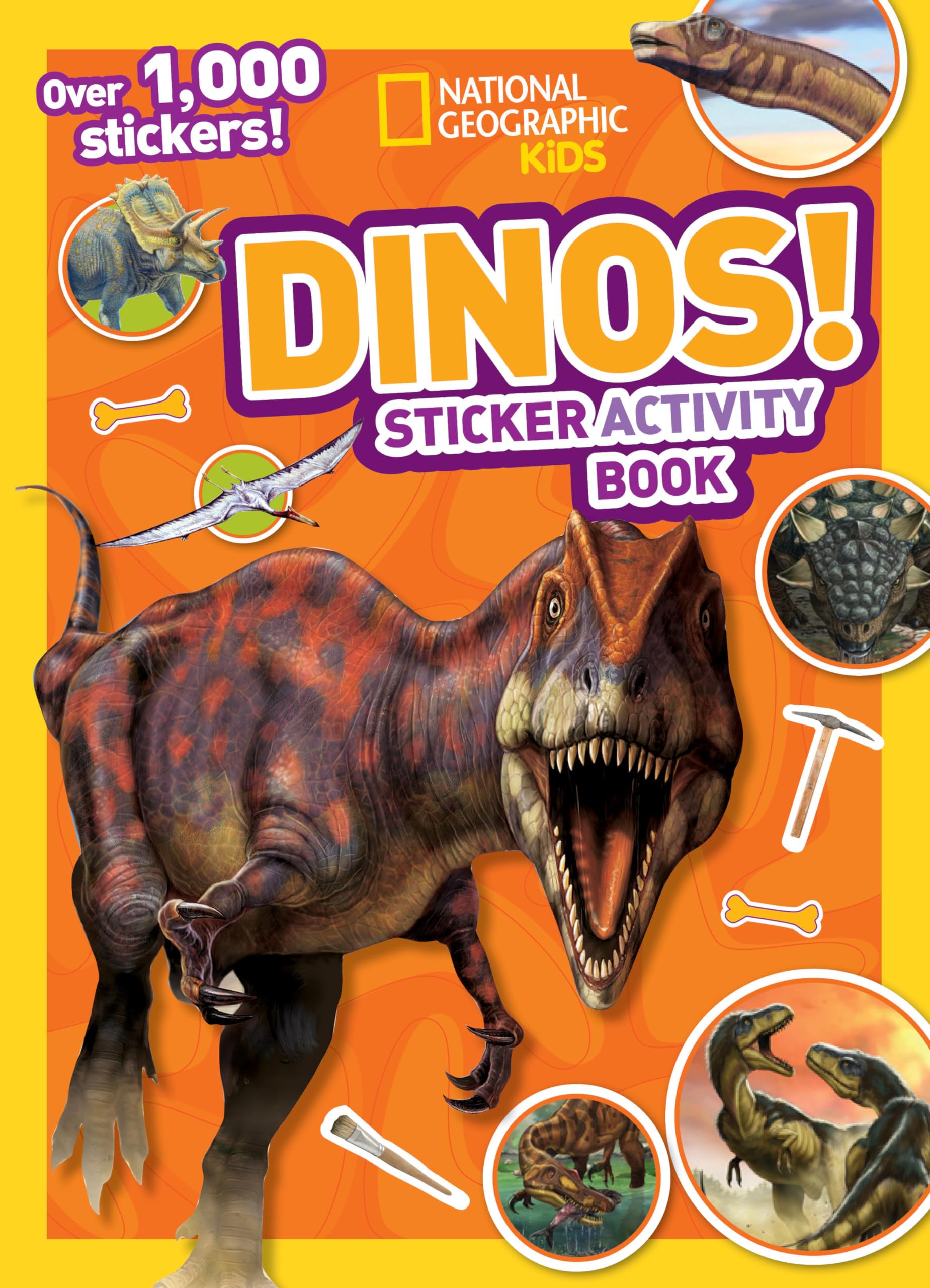 National Geographic Kids Dinos Sticker Activity Book: Over 1,000 Stickers! (NG Sticker Activity Books),New