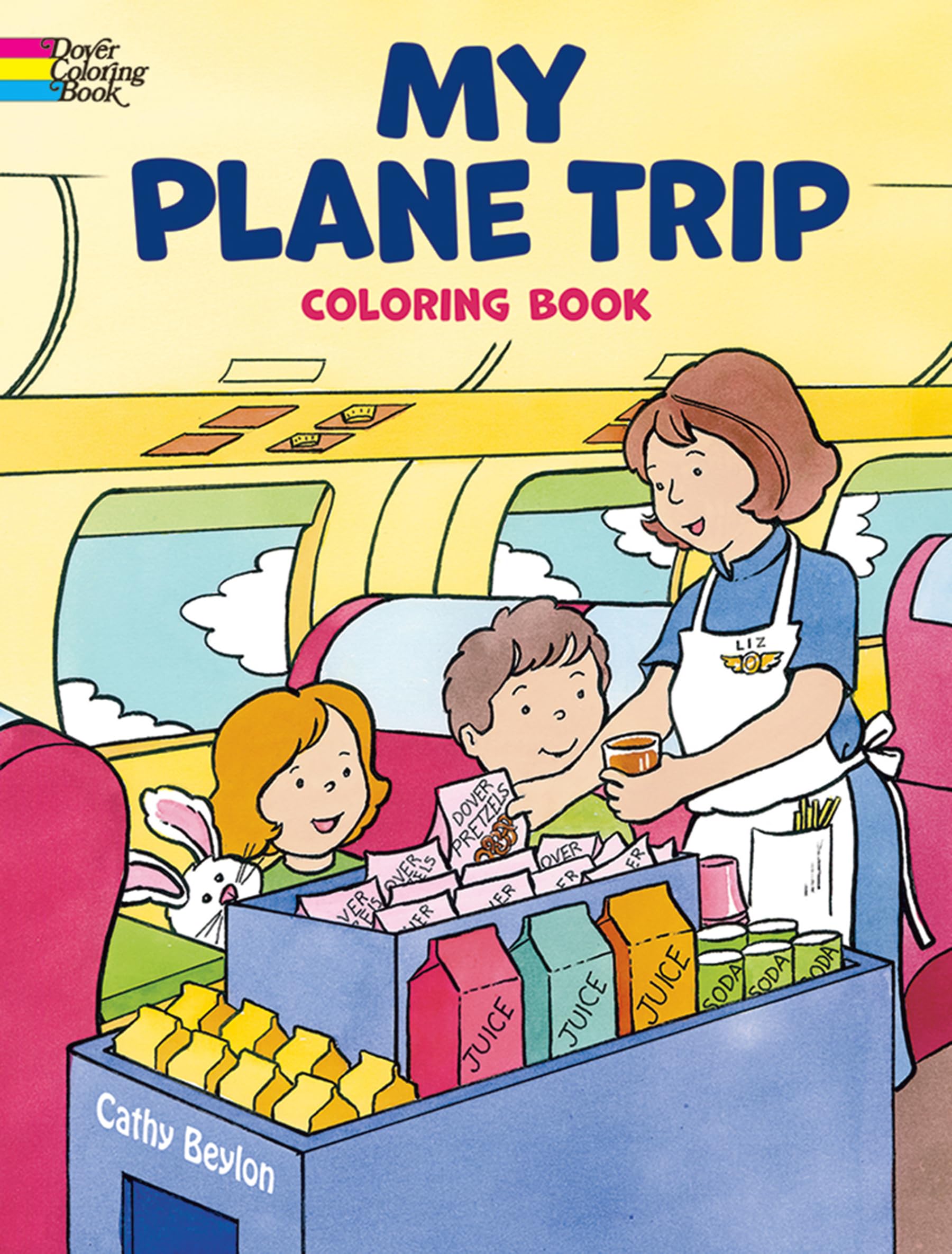 My Plane Trip Coloring Book (Dover Kids Coloring Books),Used