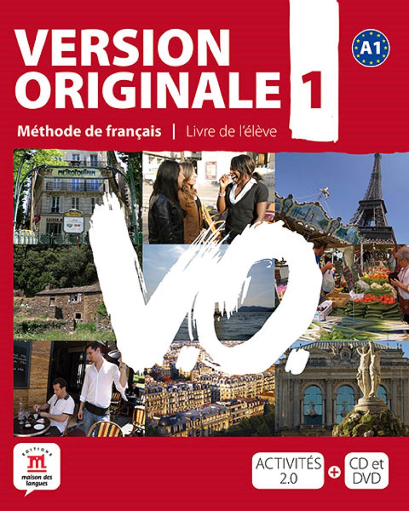 Version Originale 1 Livre de llve+ CD + DVD: Version Originale 1 Livre de llve+ CD + DVD (Spanish and French Edition),Used