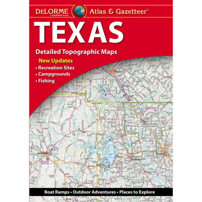 Texas Atlas & Gazetteer (Delorme Atlas & Gazetteer),Used