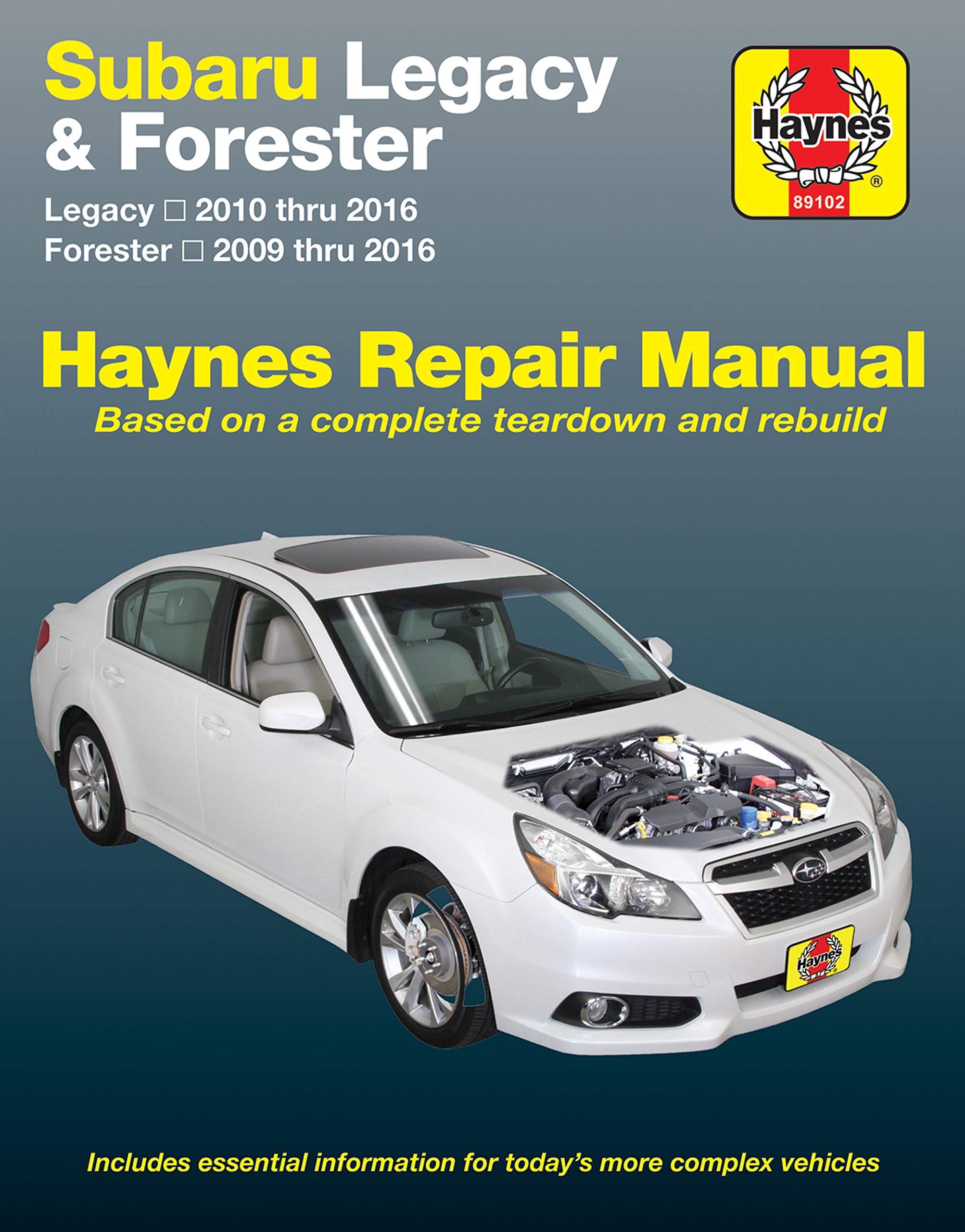 Subaru Legacy (1016) & Forester (0916) Haynes Repair Manual,Used