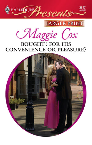 Bought: For His Convenience or Pleasure?,Used