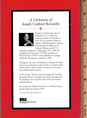 Celebrating the ministry of healing: Joseph Cardinal Bernardin's reflections on health care,Used