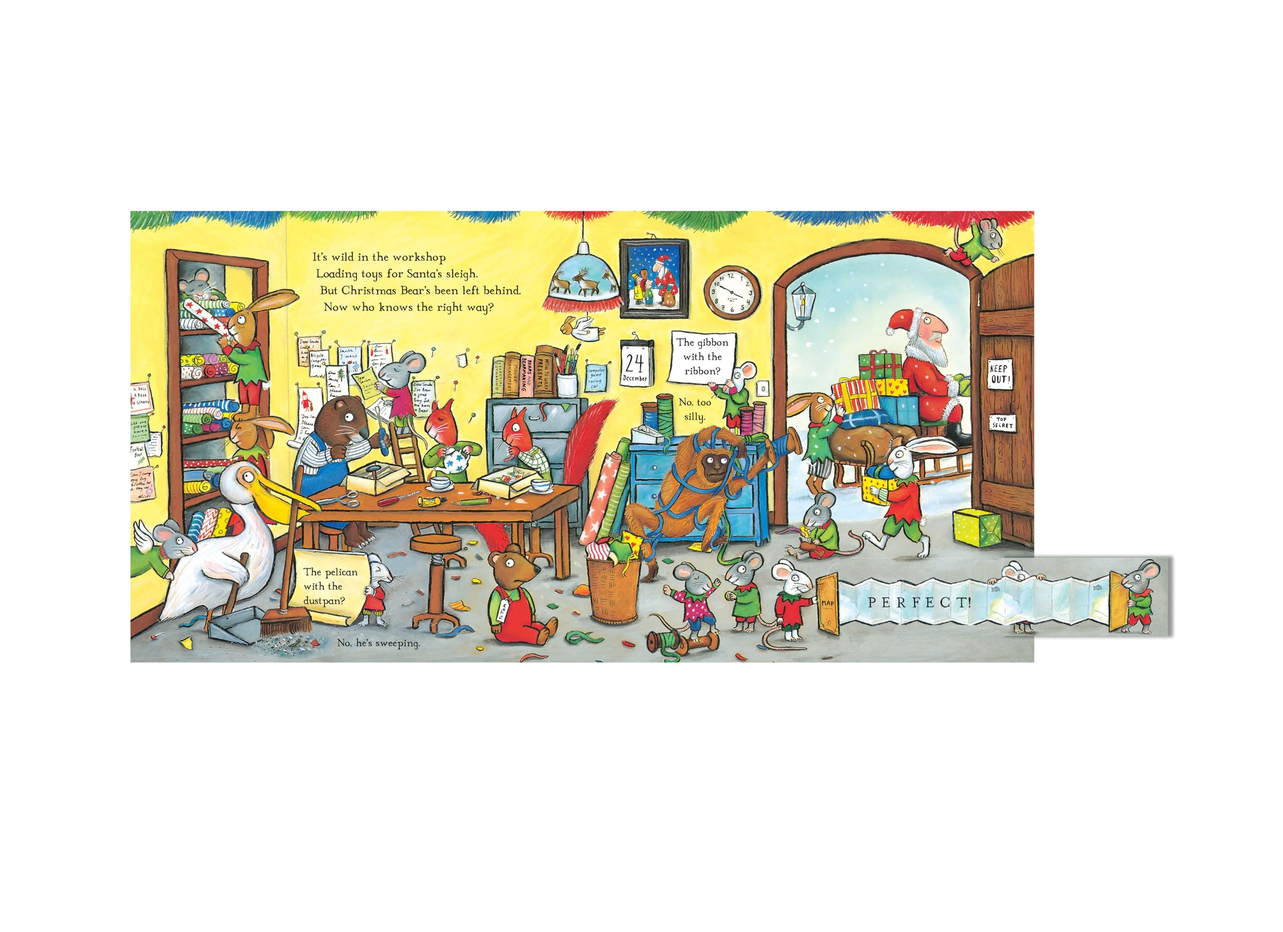 The Christmas Bear: A Christmas Popup Book,Used