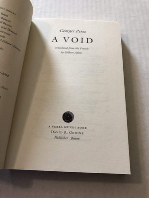 A Void (Verba Mundi),Used