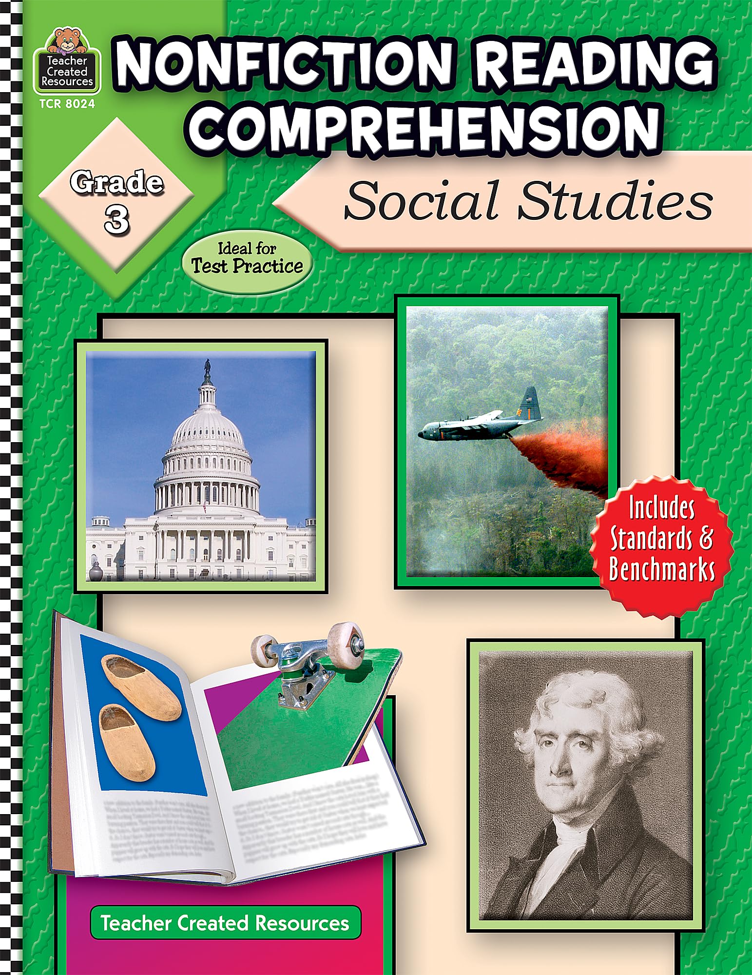 Nonfiction Reading Comprehension: Social Studies, Grade 3: Social Studies, Grade 3,Used