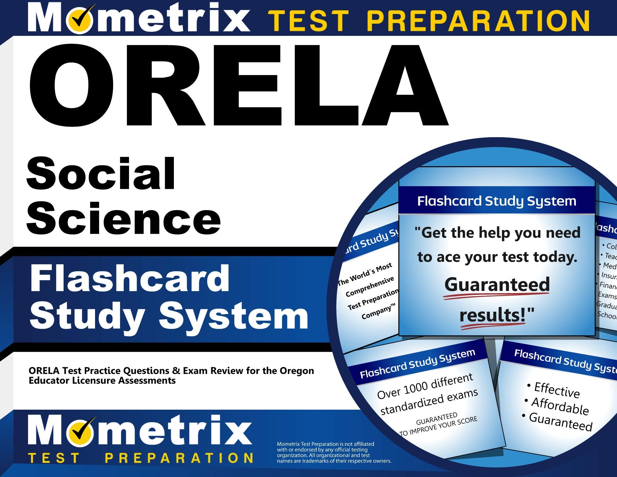 Orela Social Science Flashcard Study System: Orela Test Practice Questions & Exam Review For The Oregon Educator Licensure Asses,Used