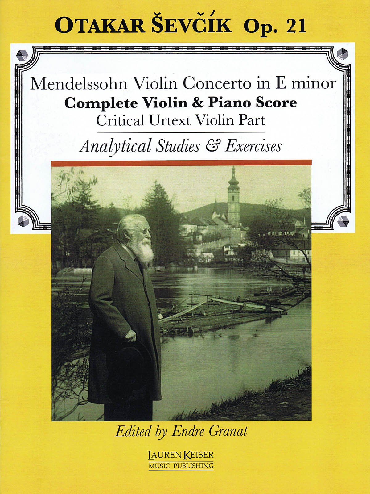 Violin Concerto in E minor: with analytical studies and exercises by Otakar Sevcik, Op. 21 Violin and Piano critical violin part,New