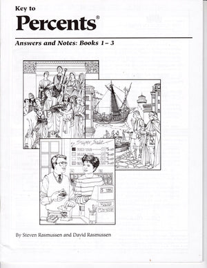 Key to Percents, Books 13, Answers and Notes (KEY TO...WORKBOOKS),Used