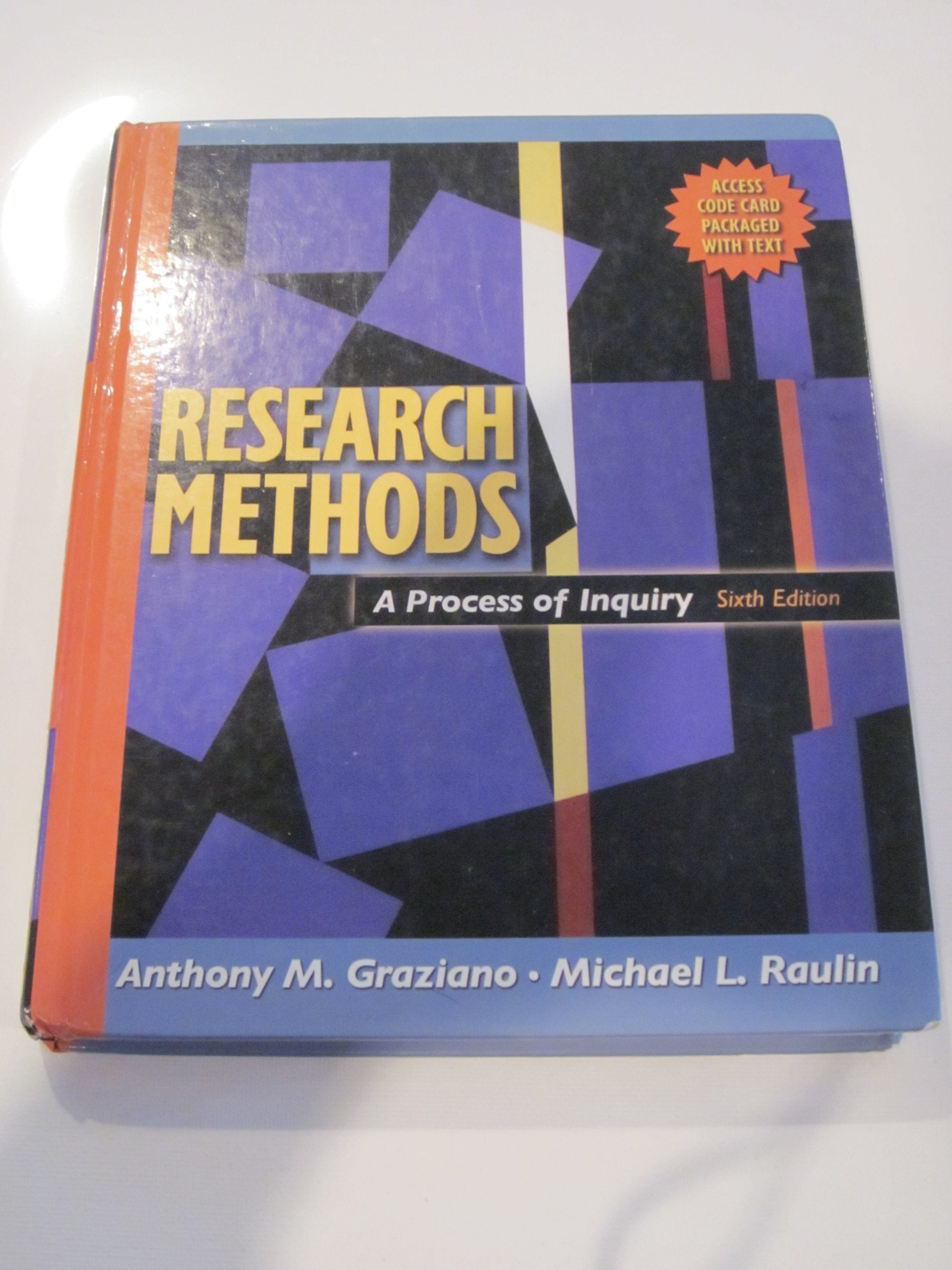 Research Methods: A Process of Inquiry,Used