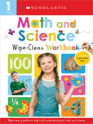 First Grade Math/Science Wipe Clean Workbook: Scholastic Early Learners (Wipe Clean),New