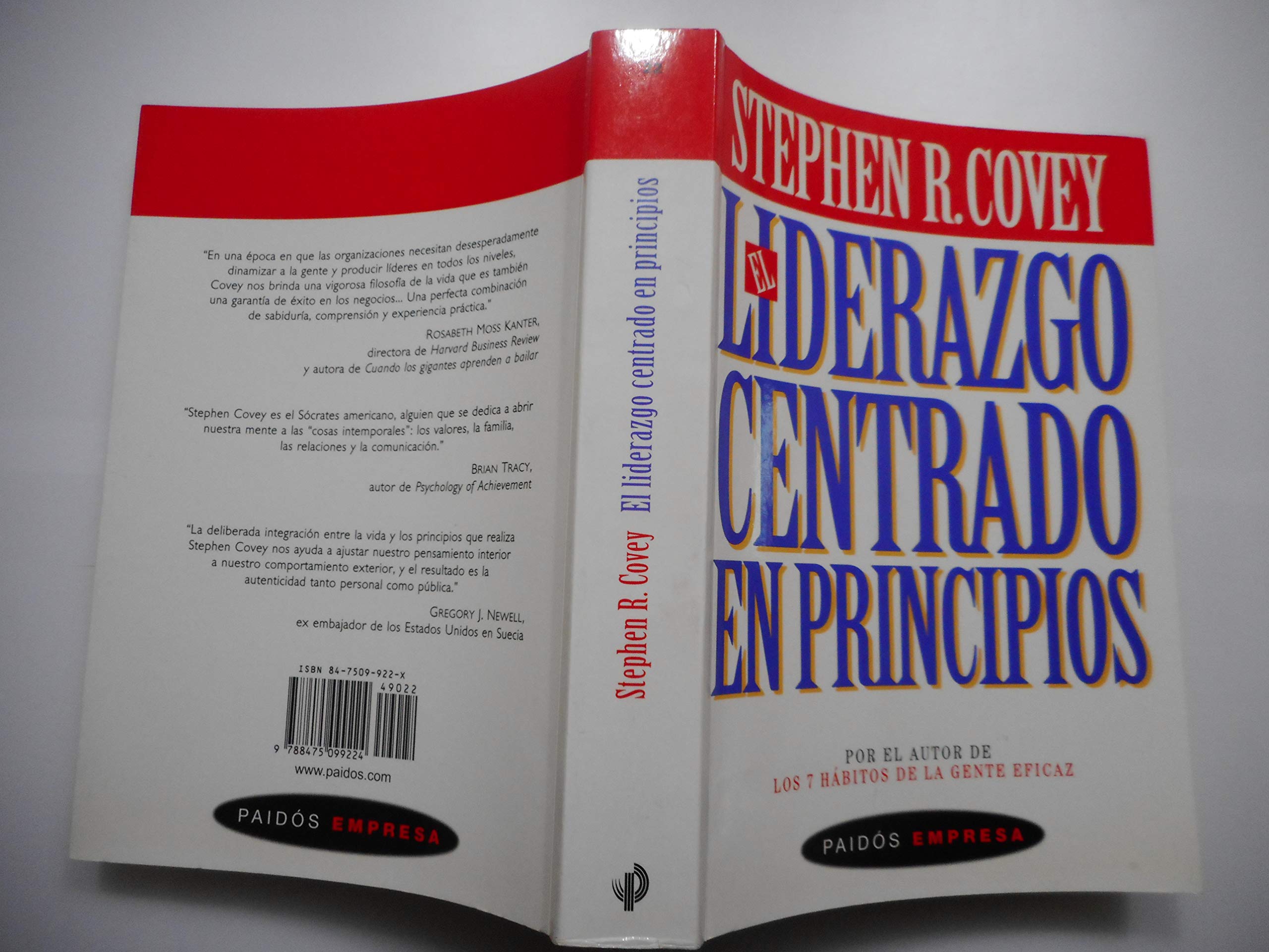 El Liderazgo Centrado En Principios (Empresa/ Business) (Spanish Edition),Used