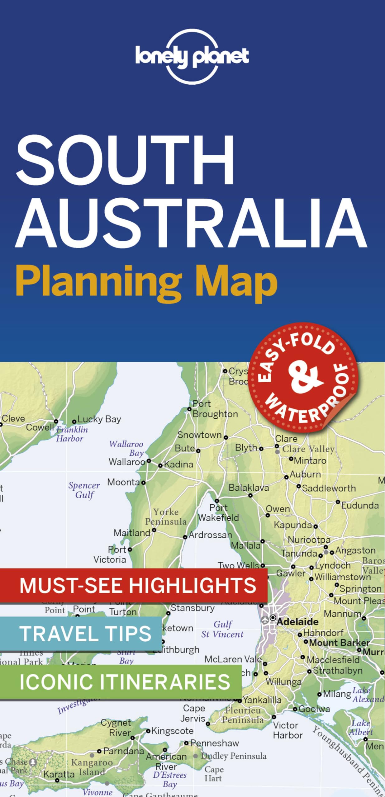Lonely Planet South Australia Planning Map 1