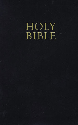 NKJV, Reference Bible, Personal Size, Giant Print, Leathersoft, Black, Red Letter Edition,New