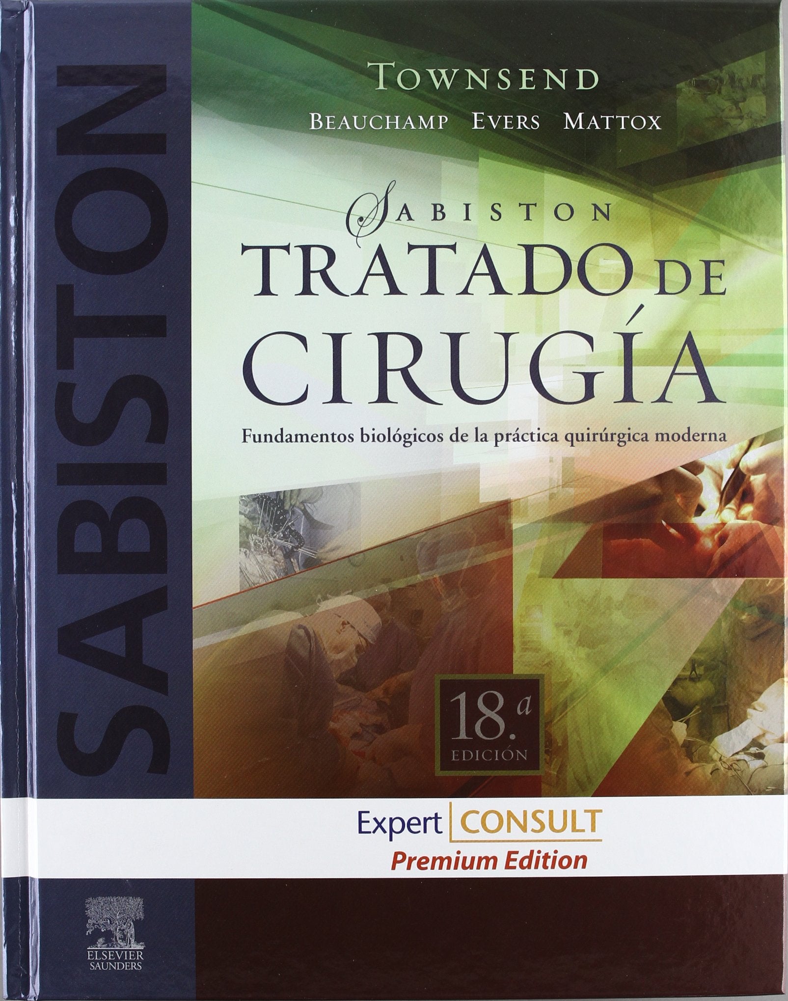 SABISTON. Tratado de Ciruga. Fundamentos biolgicos de la prctica quirrgica moderna + Expert Consult + Premium Edition: F,Used