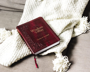 Wisdom for the Way, Large Text Leathersoft: 365 Days of Wise Words for Busy People (A 365Day Devotional),Used