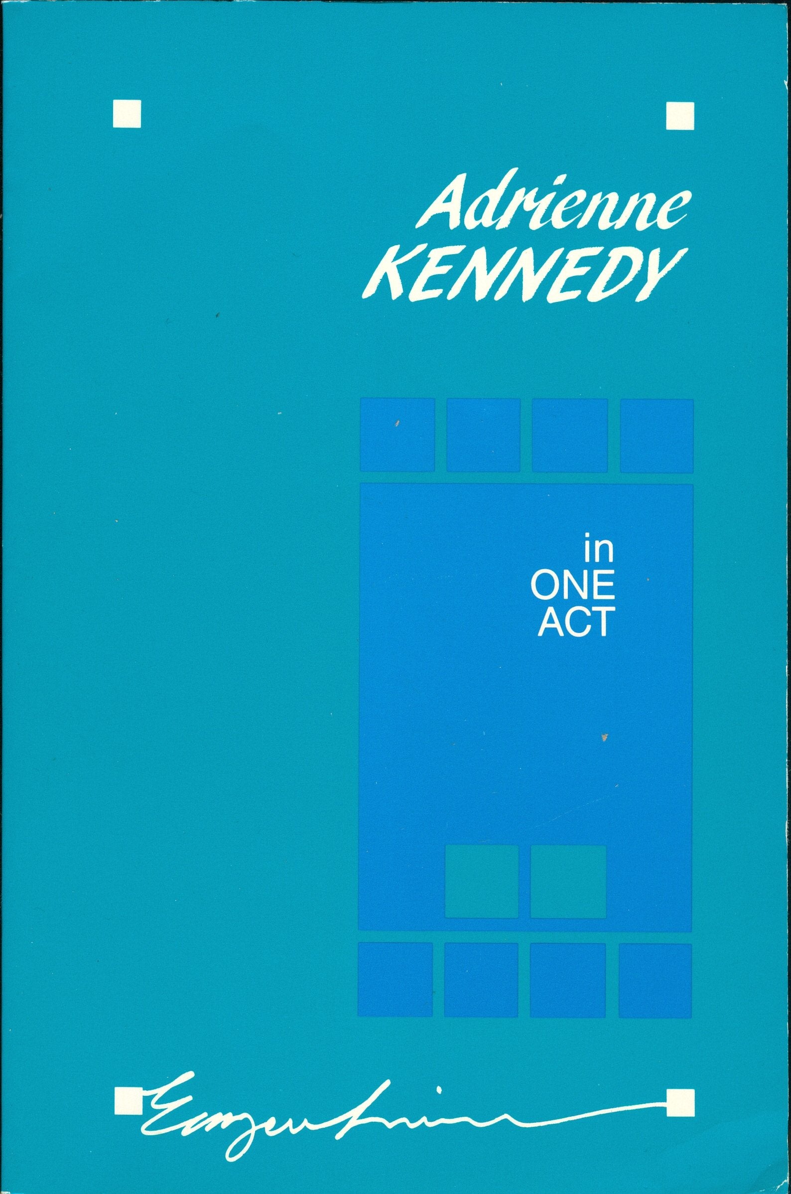 In One Act (Exxon Lecture Series),New