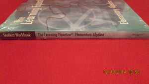 The Learning Equation: Elementary Algebra Student Workbook with CD (Available Titles CengageNOW),Used