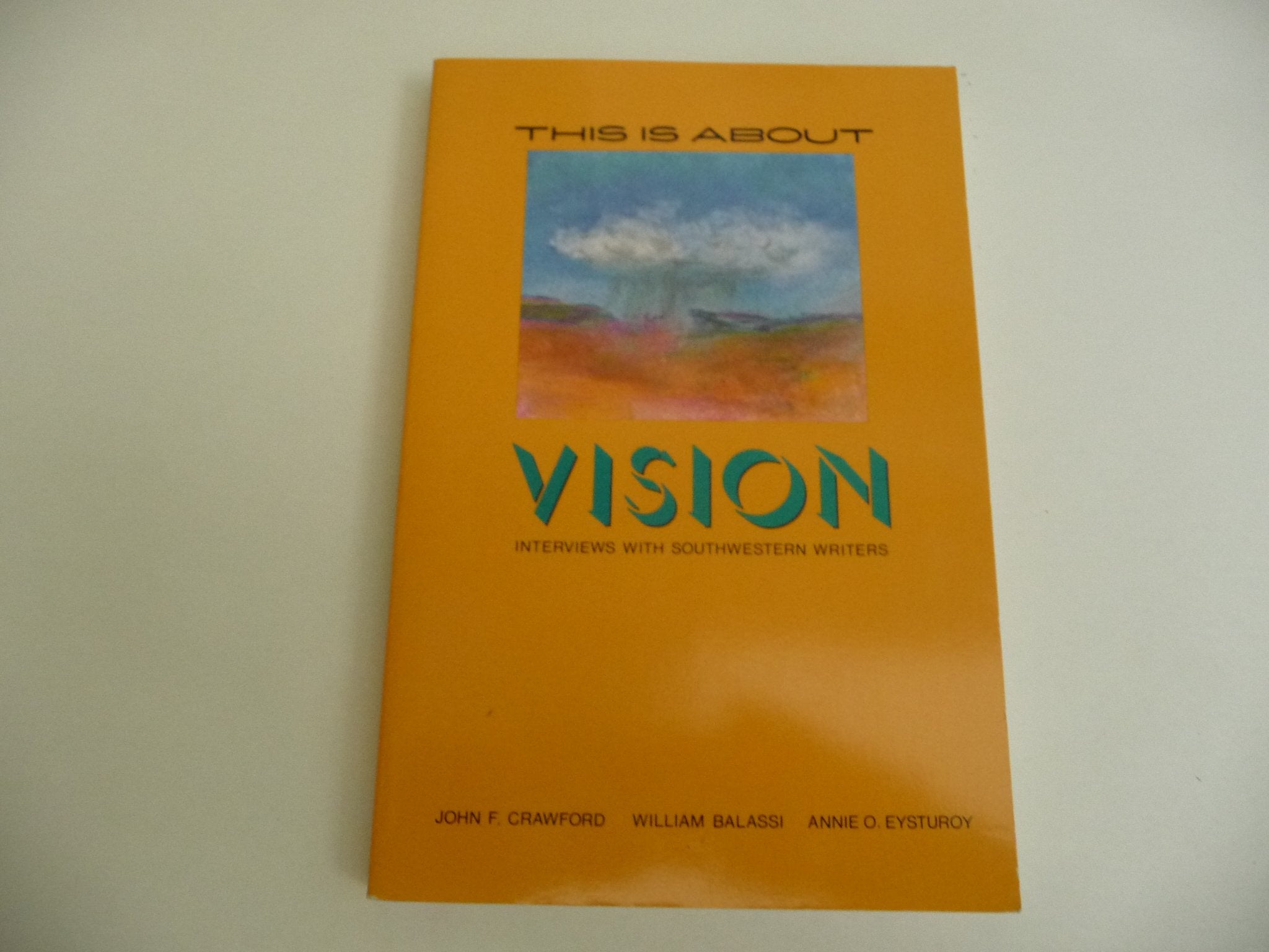 This Is About Vision: Interviews with Southwestern Writers,Used