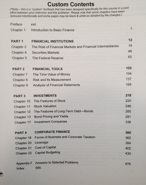Basic Finance: An Introduction to Financial Institutions, Investments and Management,Used