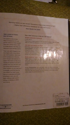 Biology: Concepts and Applications (Available Titles CengageNOW),Used