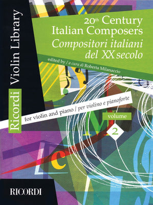 20Th Century Italian Composers: Volume 2 Violin And Piano,Used