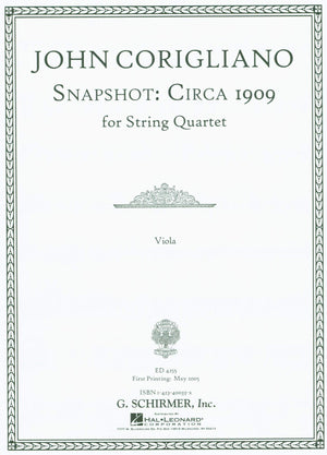 Snapshot: Circa 1909: String Quartet Score and Parts,Used