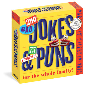 290 Bad Jokes & 75 Punderful Puns PageADay Calendar 2022: Hilarious Puns, Knockknock Jokes, Silly Stories, and Riddles that L,Used