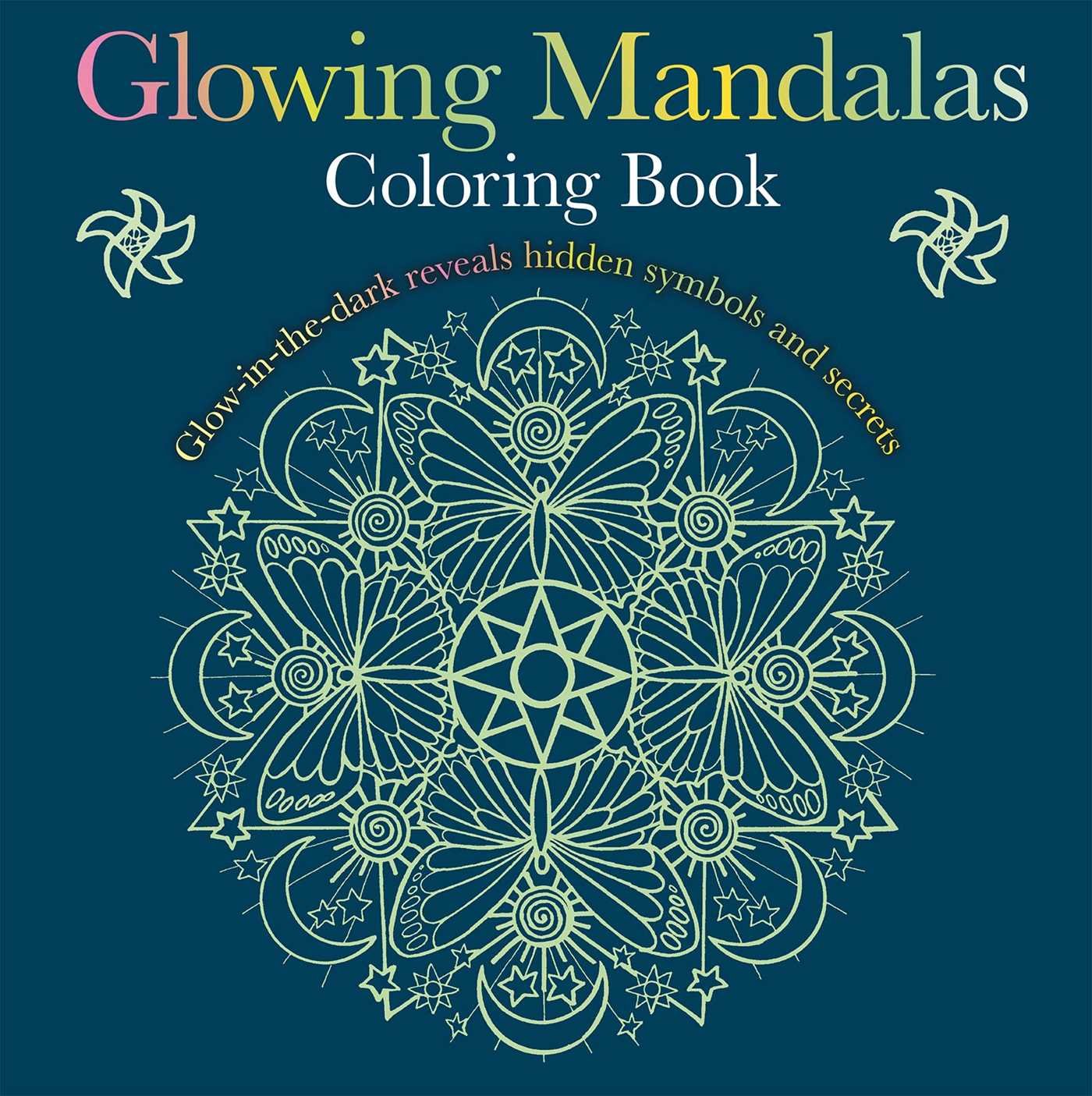 Glowing Mandalas Coloring Book,Used