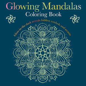 Glowing Mandalas Coloring Book,Used