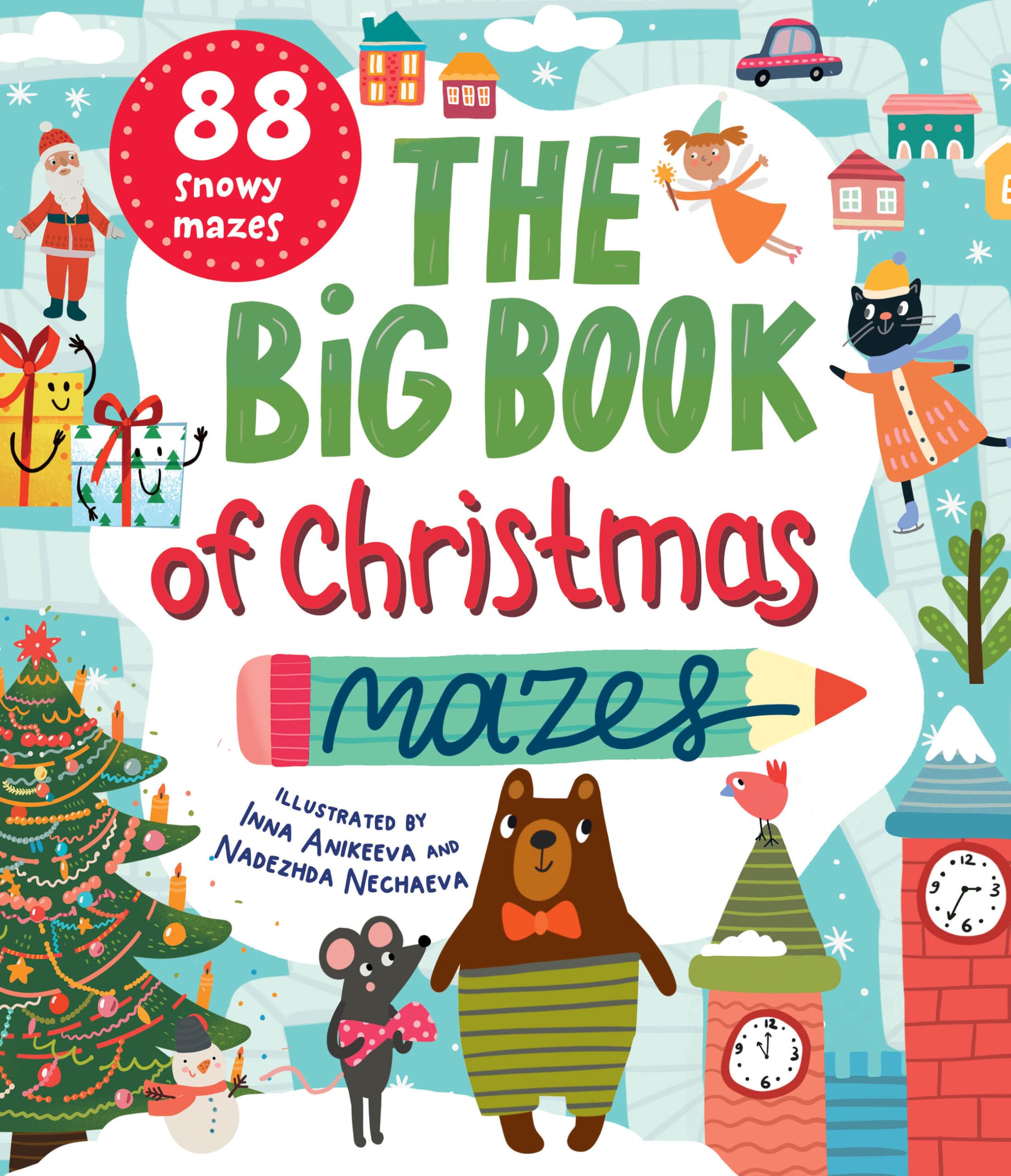 The Big Book Of Christmas Mazes (Clever Mazes)
